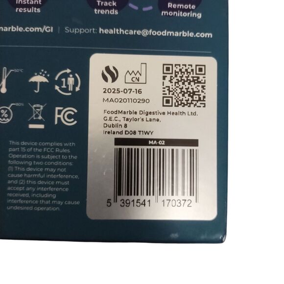 FoodMarble AIRE 2 Breath Tester Hydrogen Methane MedAIRE - Picture 3 of 5